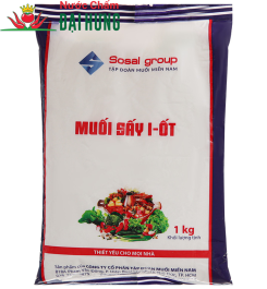 Muối sấy I-ốt Sosal Group gói 1kg